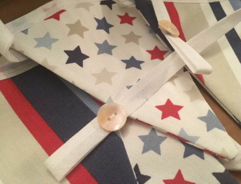 Bright Stars and Stripes bunting