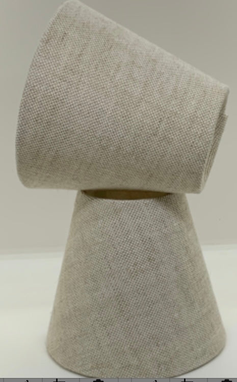 Candle Clip Lampshade in Natural Chunky linen