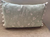 Handmade oblong Cushion in  Summertime (Soft pine) by Peony & Sage