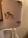 Emily Bond 'Hounds' 20cm handmade lampshade