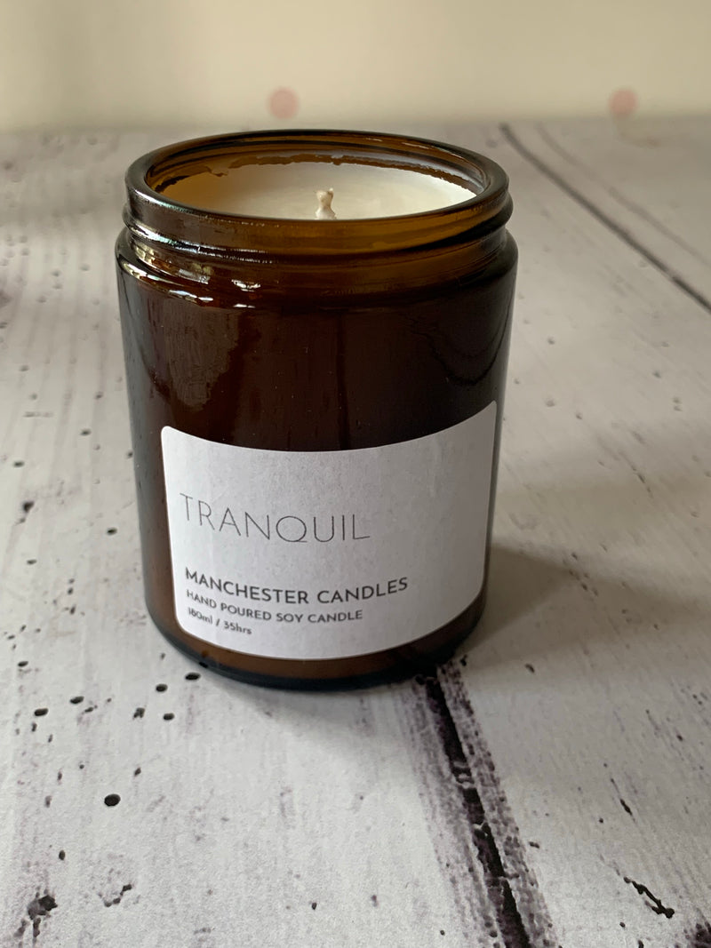 Tranquil soy wax Candle in two sizes