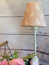 Candle  Clip Lampshade in Mini Hops in Pink Icing  by Peony and Sage
