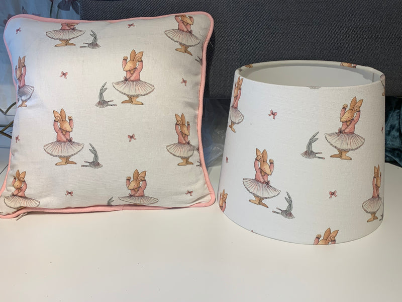 Tapered lampshade , in Ballerina Bunny by Flohr and  Co