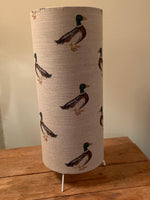 Beautiful handmade Cylinder lamp in Daddy Duck by Flohr & Co